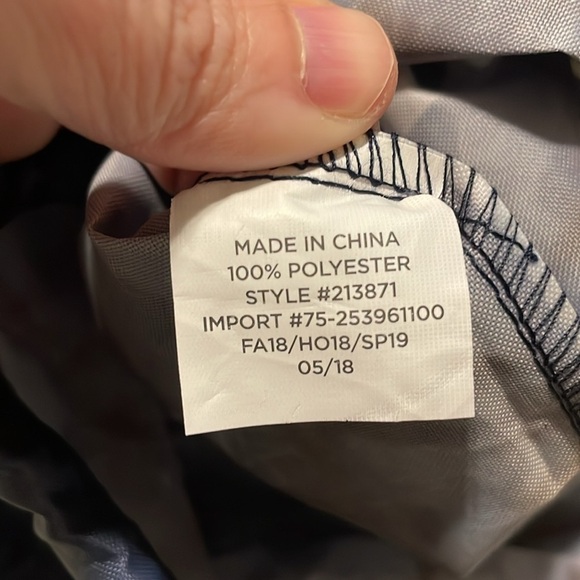 ATHLETA Girl Blue Tie Dye Cinch Sack Workout Backpack - Picture 7 of 8